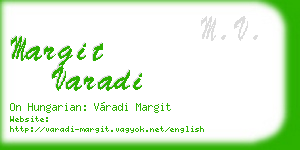 margit varadi business card